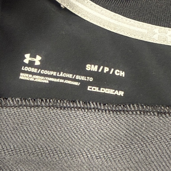 Under Armour Men's Black and Dark Gray Lightweight Track Jacket Size Small - Picture 4 of 8